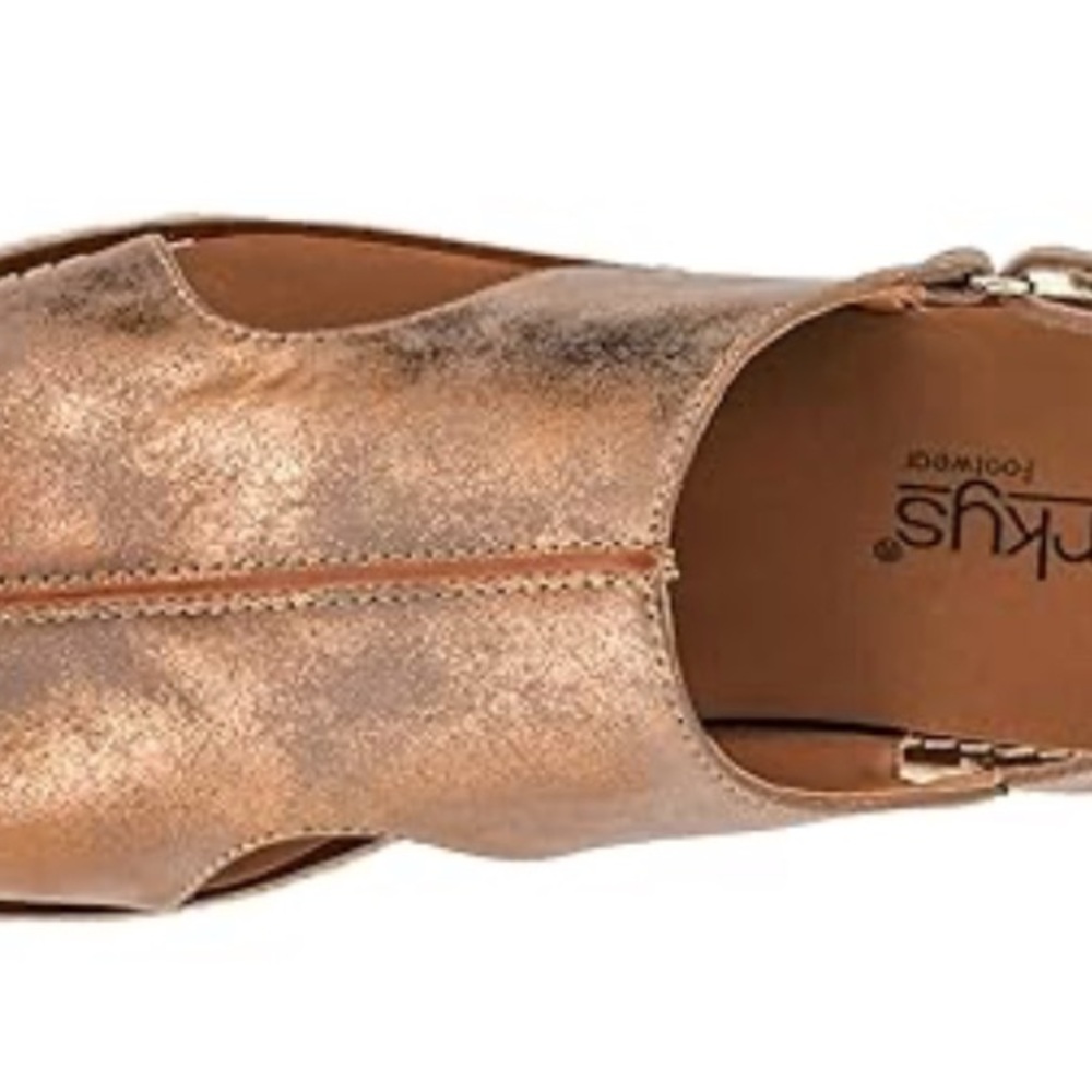 Copper Wedge Sandals Corkys - Picture 2 of 3